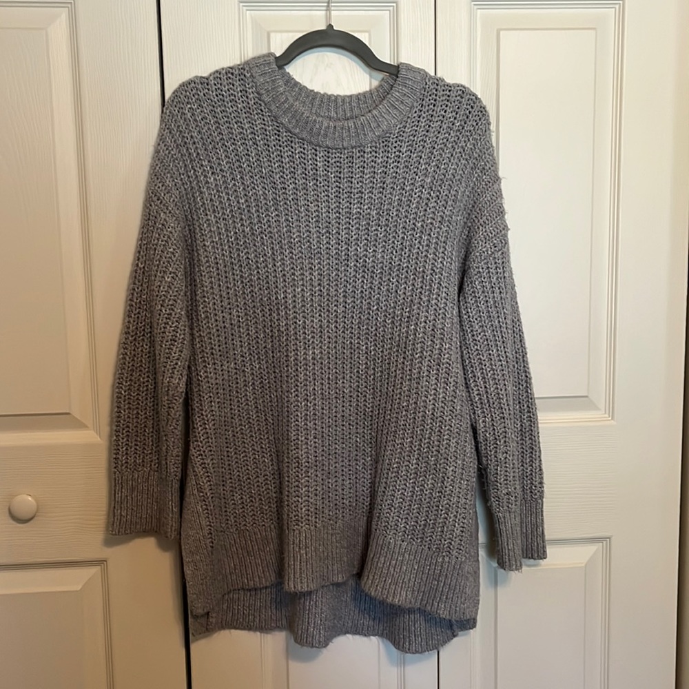 Aerie Oversize Chunky Knit Crew Neck Sweater